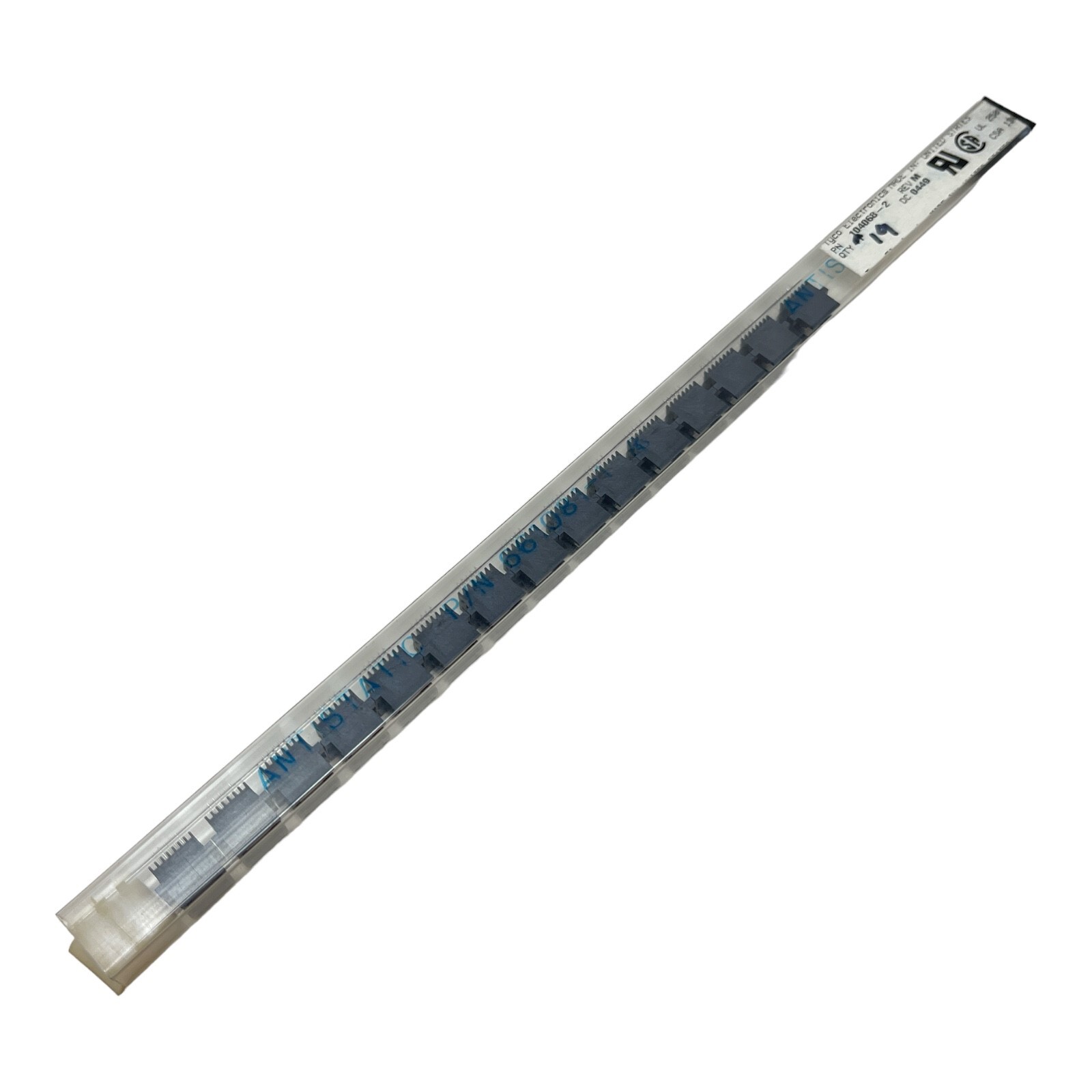 TYCO CONNECTOR SHROUDED HEADER HDR 10 POS 1.27mm NOS NEW OLD STOCK QTY 15pcs