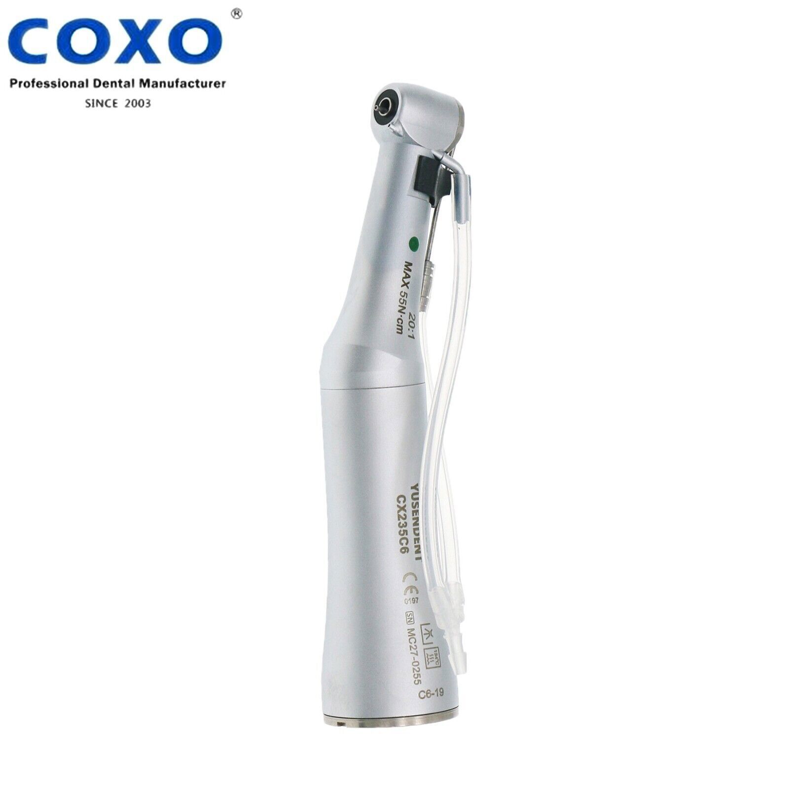 COXO 20:1 Dental Implant Surgical Handpiece Contra Angle Fiber Optic/CX235 C6-19