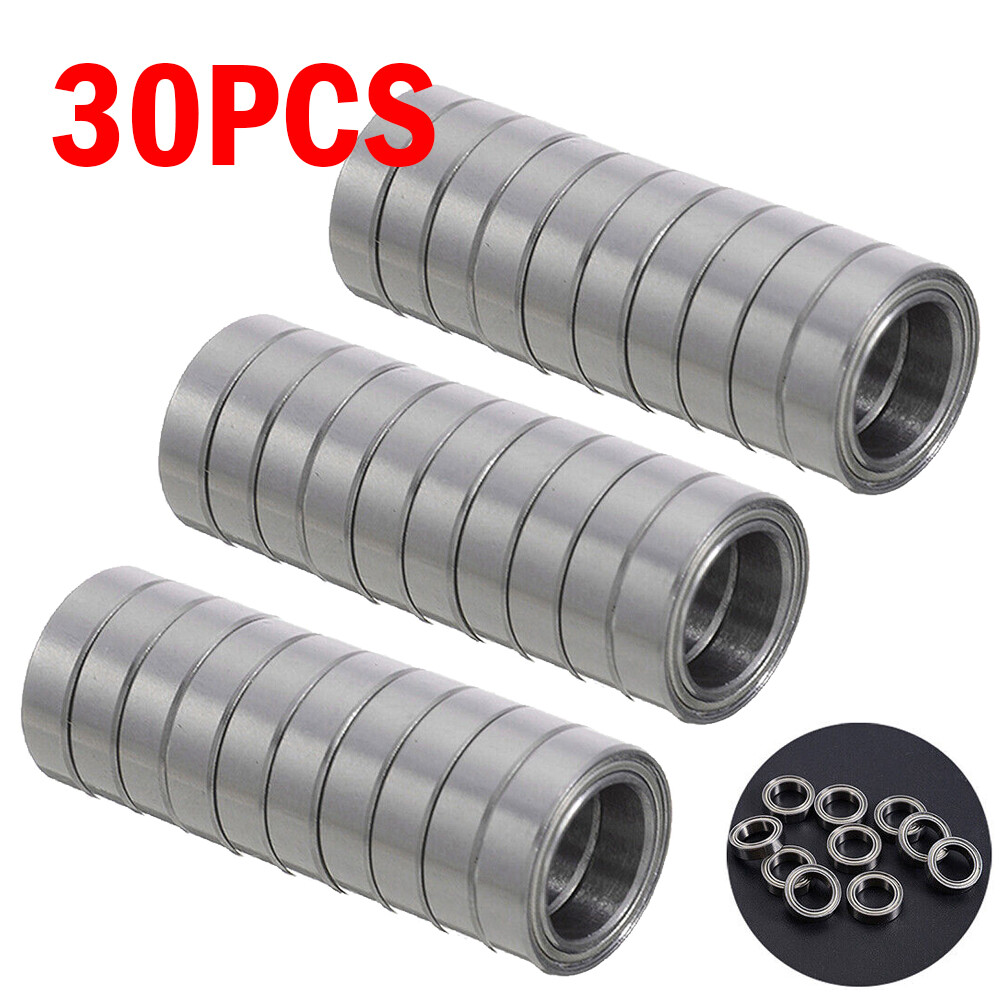 30PCS 6700ZZ Metal Double Shielded Deep Groove Ball Bearings 10x15x4mm USA
