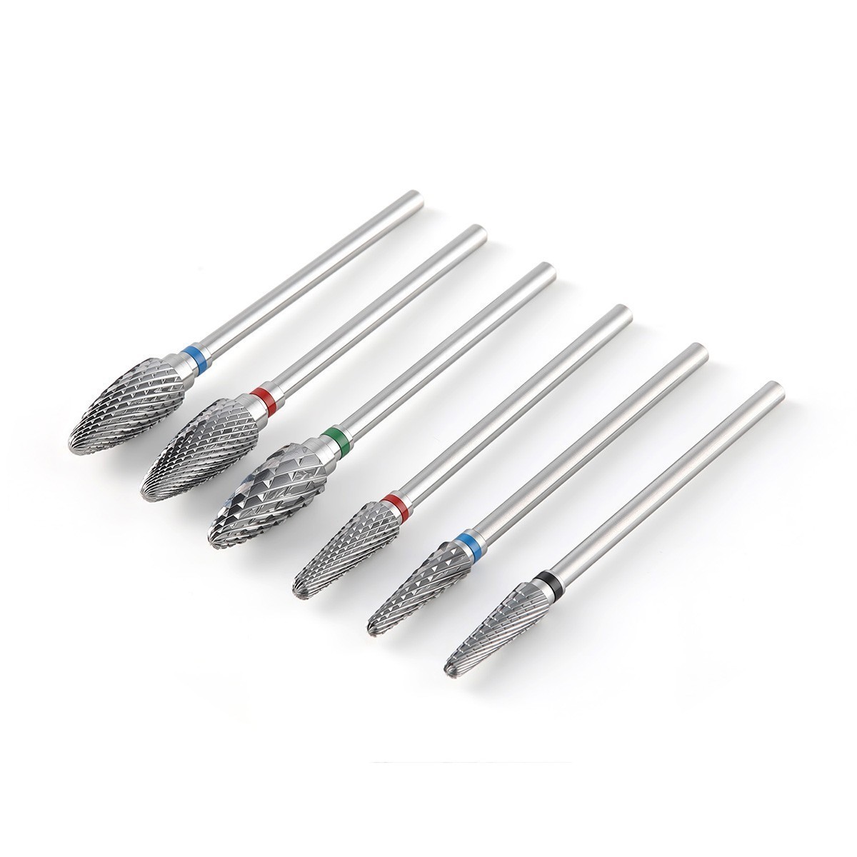 Dental Low Speed Lab Tungsten Steel HP 2.35mm Carbide Cut Burs Polishing 6 Sizes