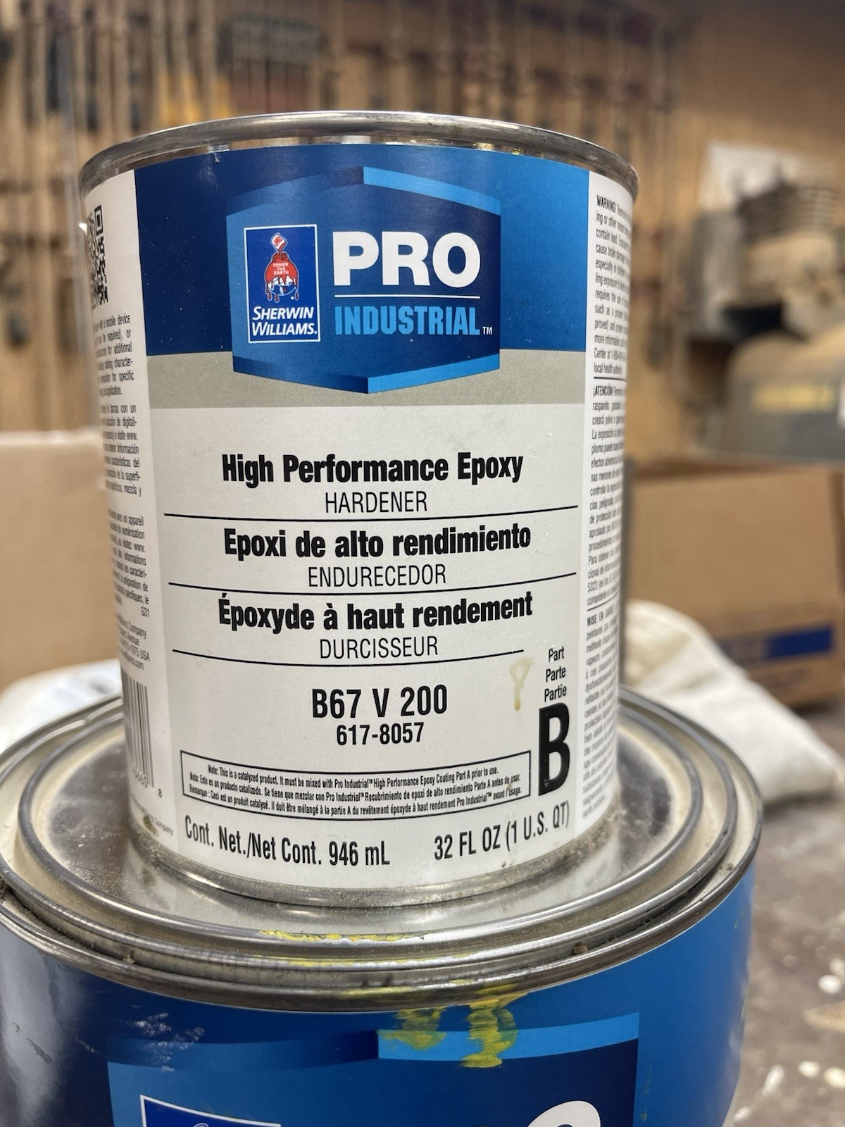Sherwin Williams Industrial High Performance Epoxy Kit/ Safety Yellow / Gallon