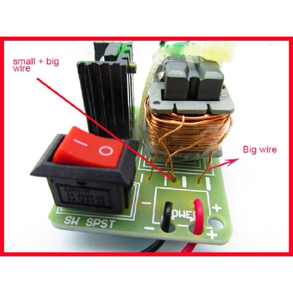 2-10Pcs 15KV High Voltage Inverter Generator Spark Arc Ignition Coil Module 3.7V