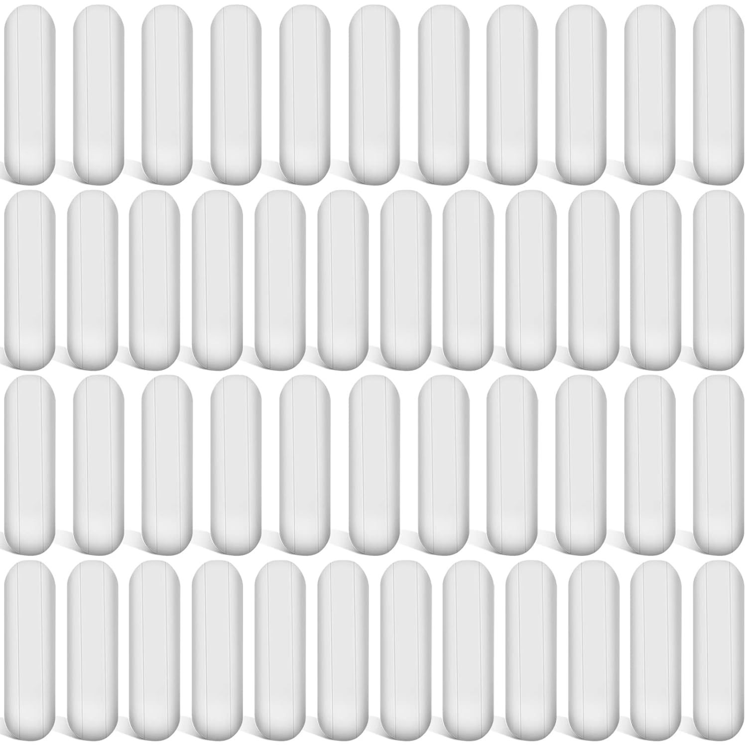 46 Pcs PTFE Magnetic Mixer Stirrer Bar, Mixing Plate Magnet Stick (30 mm/ 1.18″)