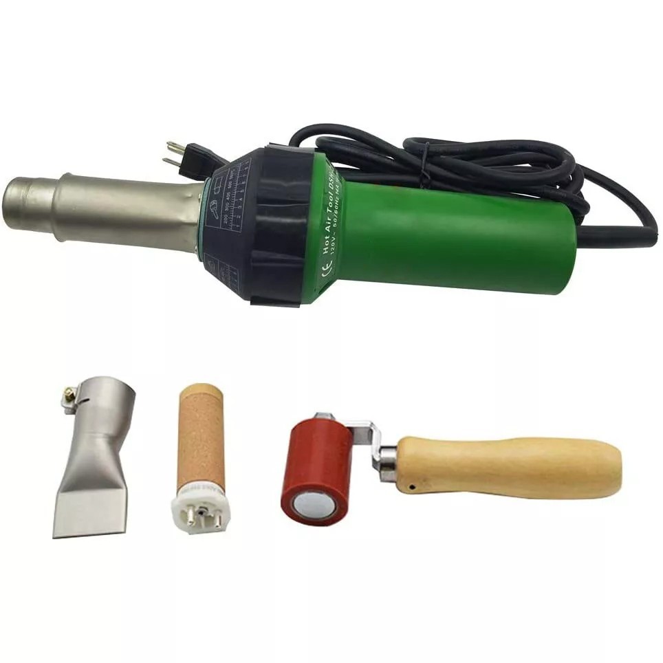 120V Professional 1600W Heat Gun Hot Air Torch Plastic Welder TPO PVC Tool