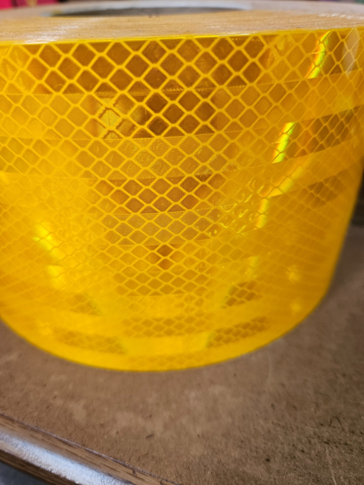 3M Conspicuity Reflective Tape Yellow 4 in. x 25 feet. 983-21ES series