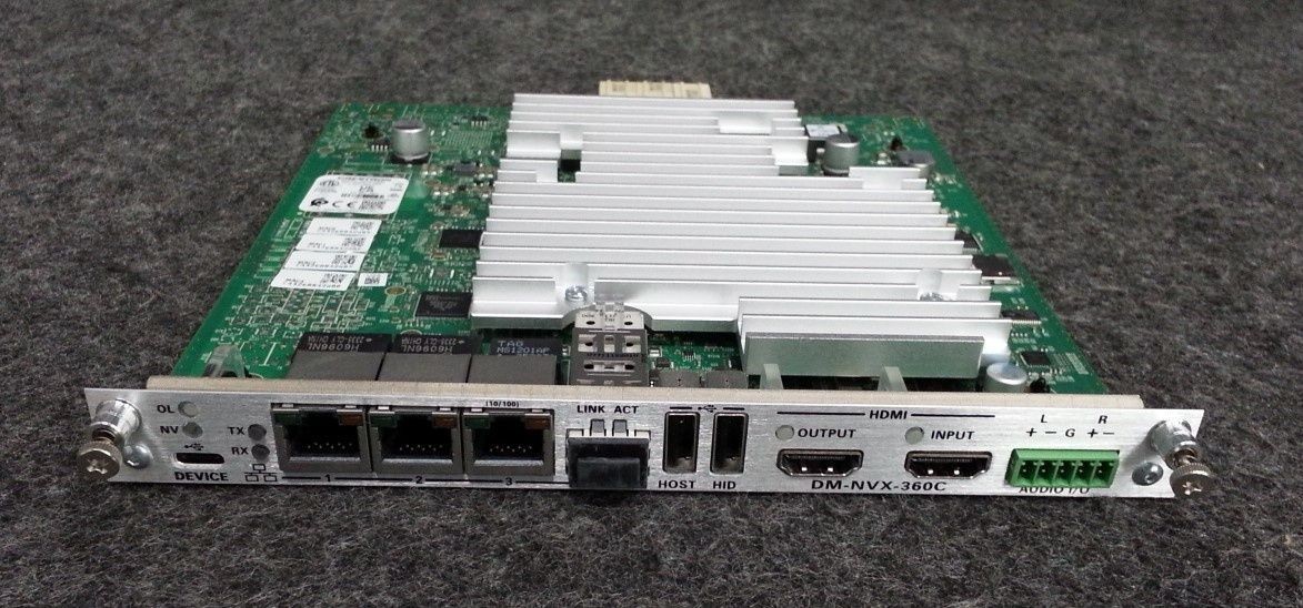 CRESTRON M201910003 DM NVX 4K60 4:4:4 HDR Network AV Encoder/Decoder Card