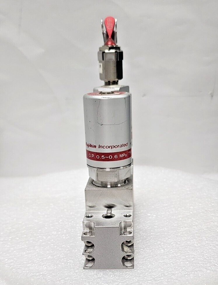 Fujikin C No. 567512, Lam 766-077821-501 Rev C Valve Assy, O.P. 0.5~0.6MPa,97031