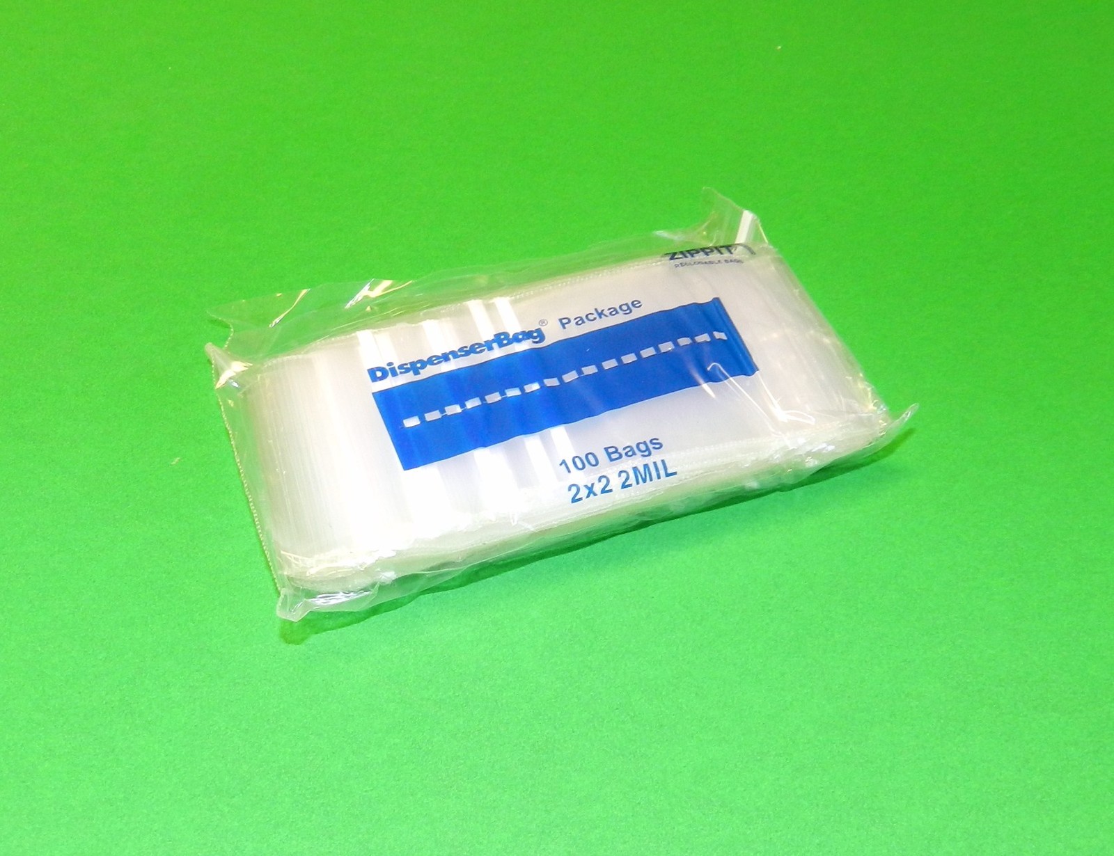 100 2″ x 2″ Zip Seal Lock Bags 2Mil Clear Squeezez Slide Reclosable 2×2 Baggies