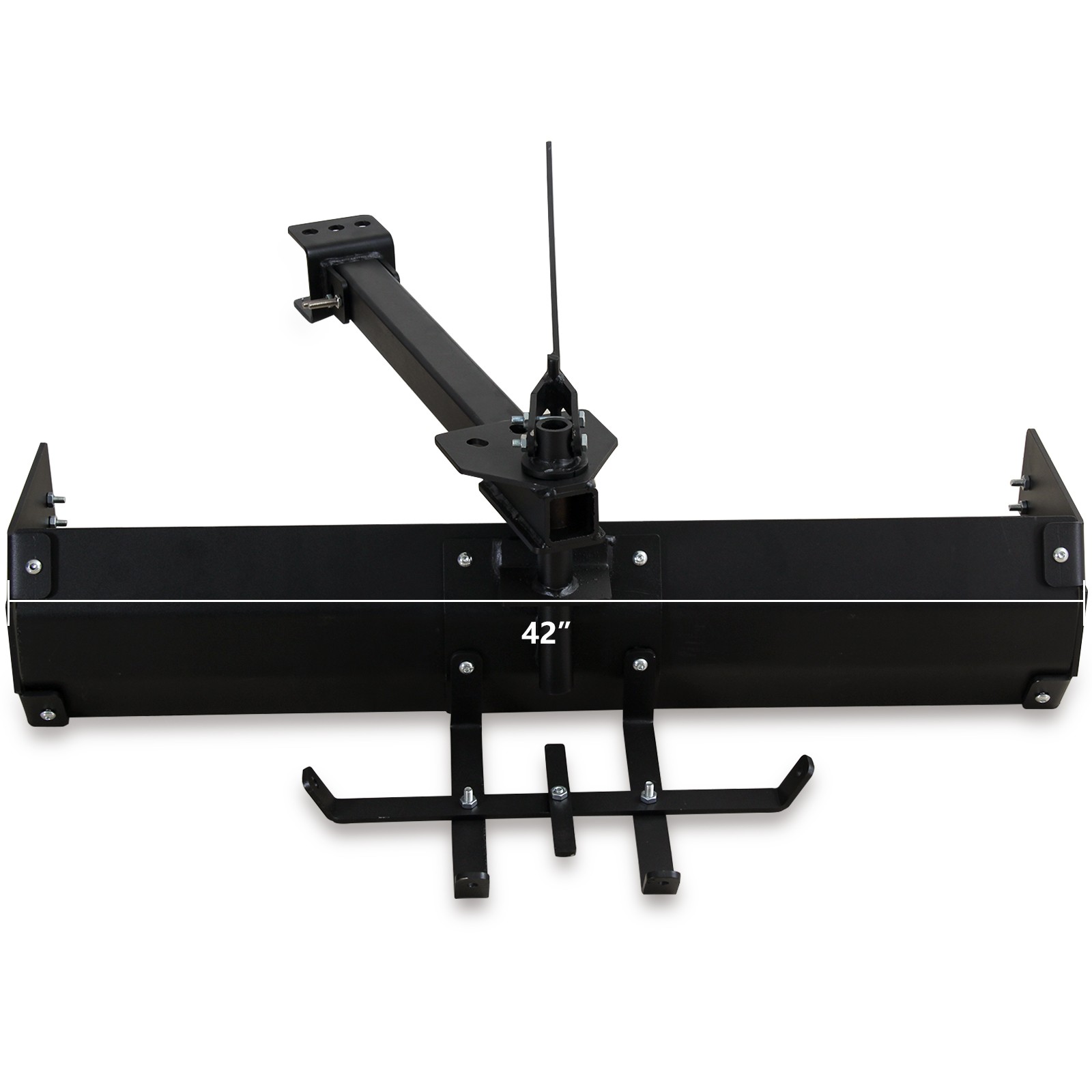 42″ Heavy Duty Tow-Behind Box Scraper, Tractor Grader Blade Attachment for ATV