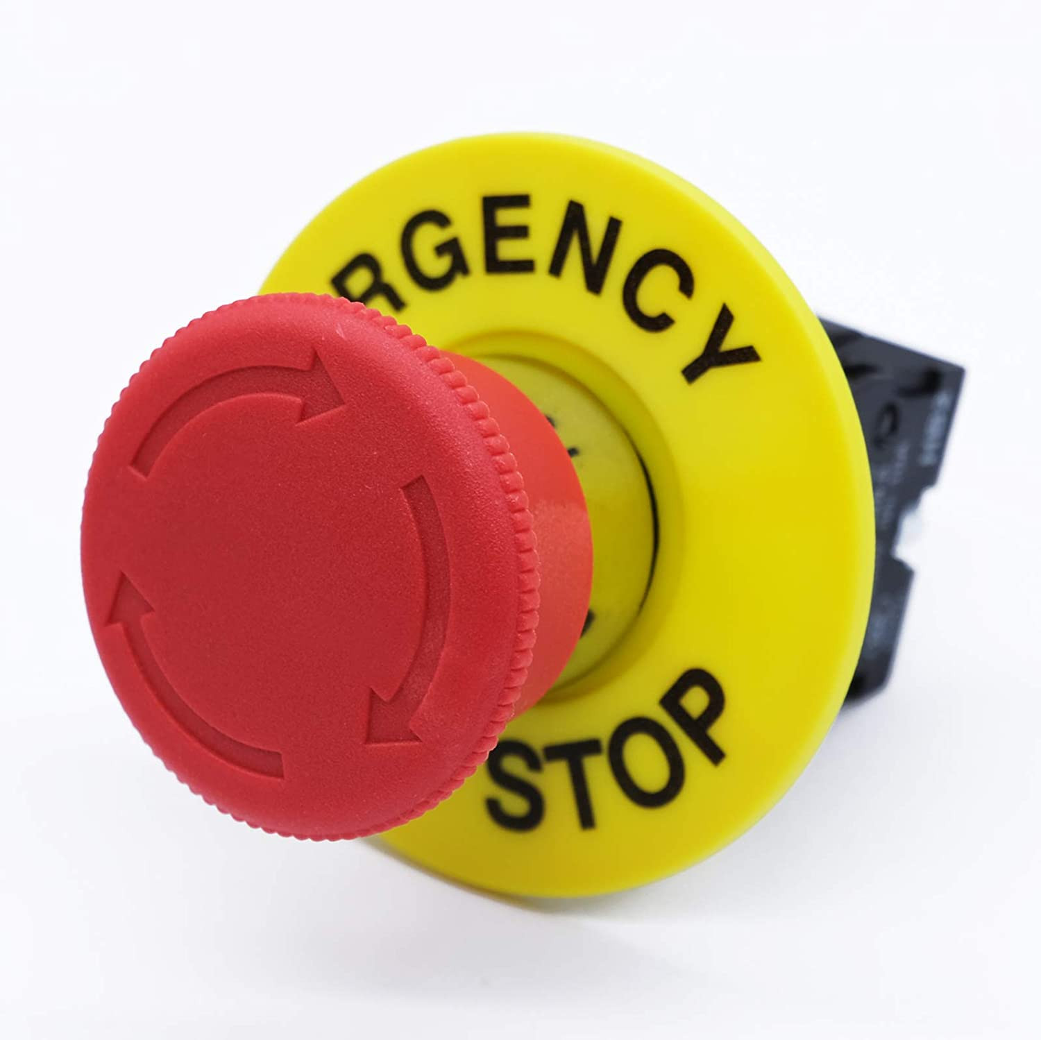 2NC 22Mm Emergency Stop Push Button Switch Red Mushroom Equipment E Sto