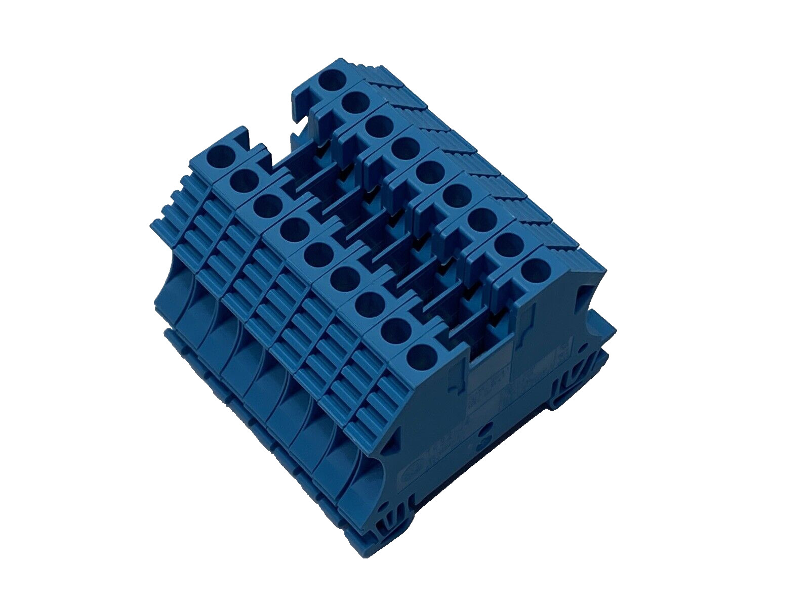 Allen Bradley 1492-J4 Feed-Through Terminal Block 35A 600V 4mm BLUE LOT OF 9