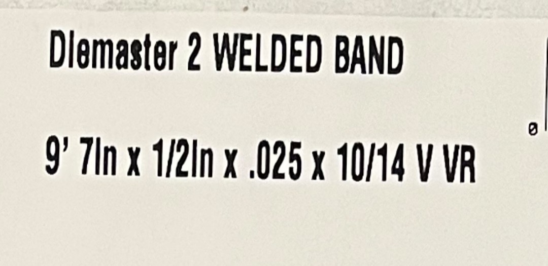 12 LENOX Diemaster 2 Band Saw Blades 9’7″x1/2″x.025 10/14 V VR 80326D2B92920