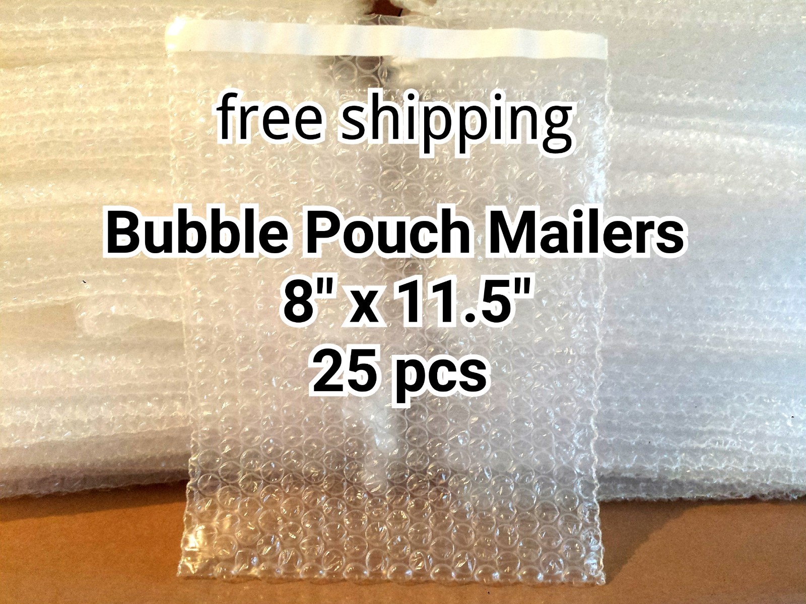 25X 8″ x 11.5″ BUBBLE OUT BAGS POUCHES SELF SEAL MAILERS BAGS WRAP CLEAR