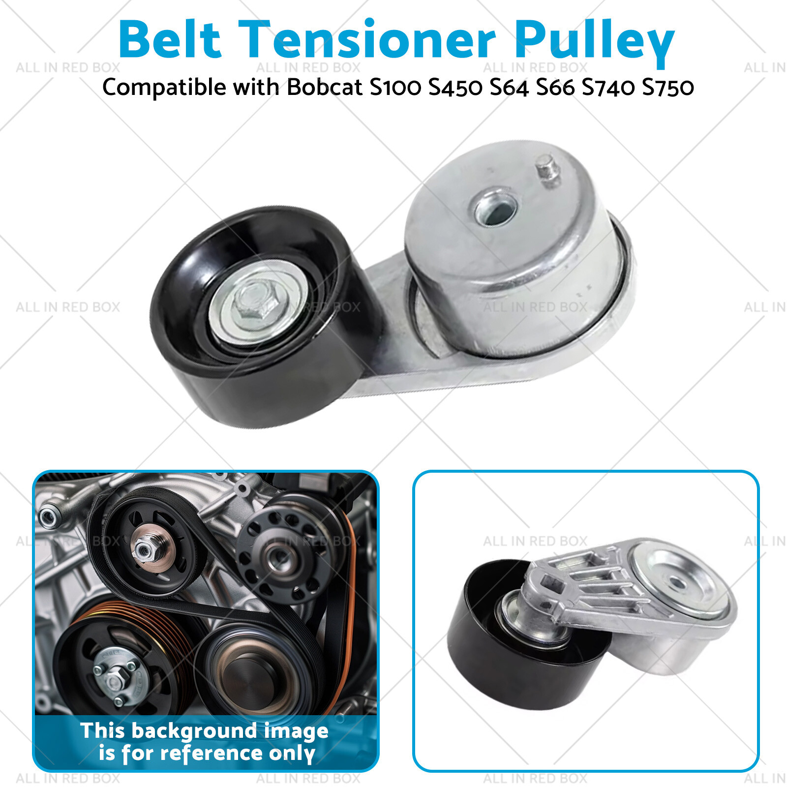 6689611 Belt Tensioner Pulley Suitable for Bobcat S100 S450 S64 S66 S740 S750