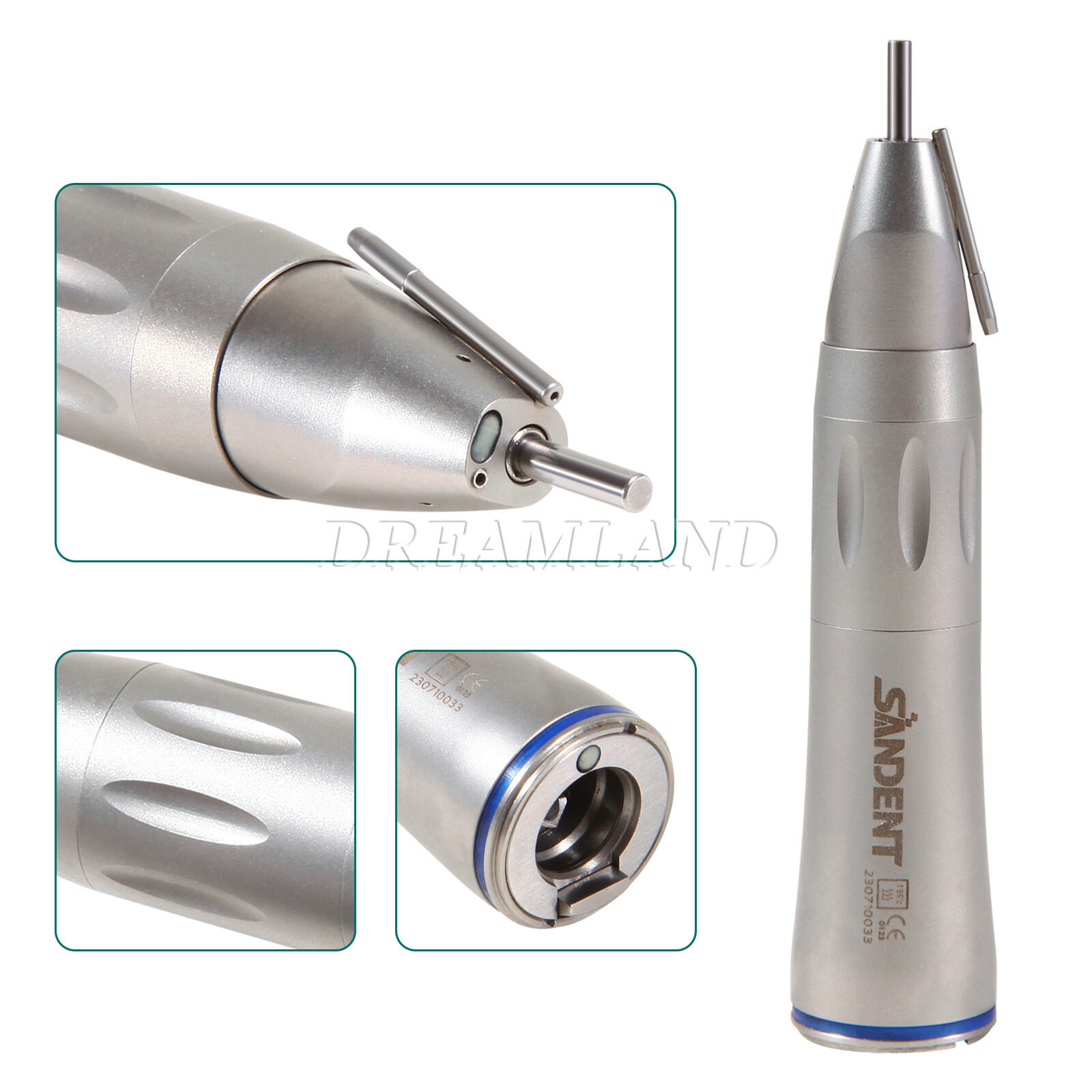 Dental 1:1 Fiber Optic Straight Low Speed Handpiece Surgical External