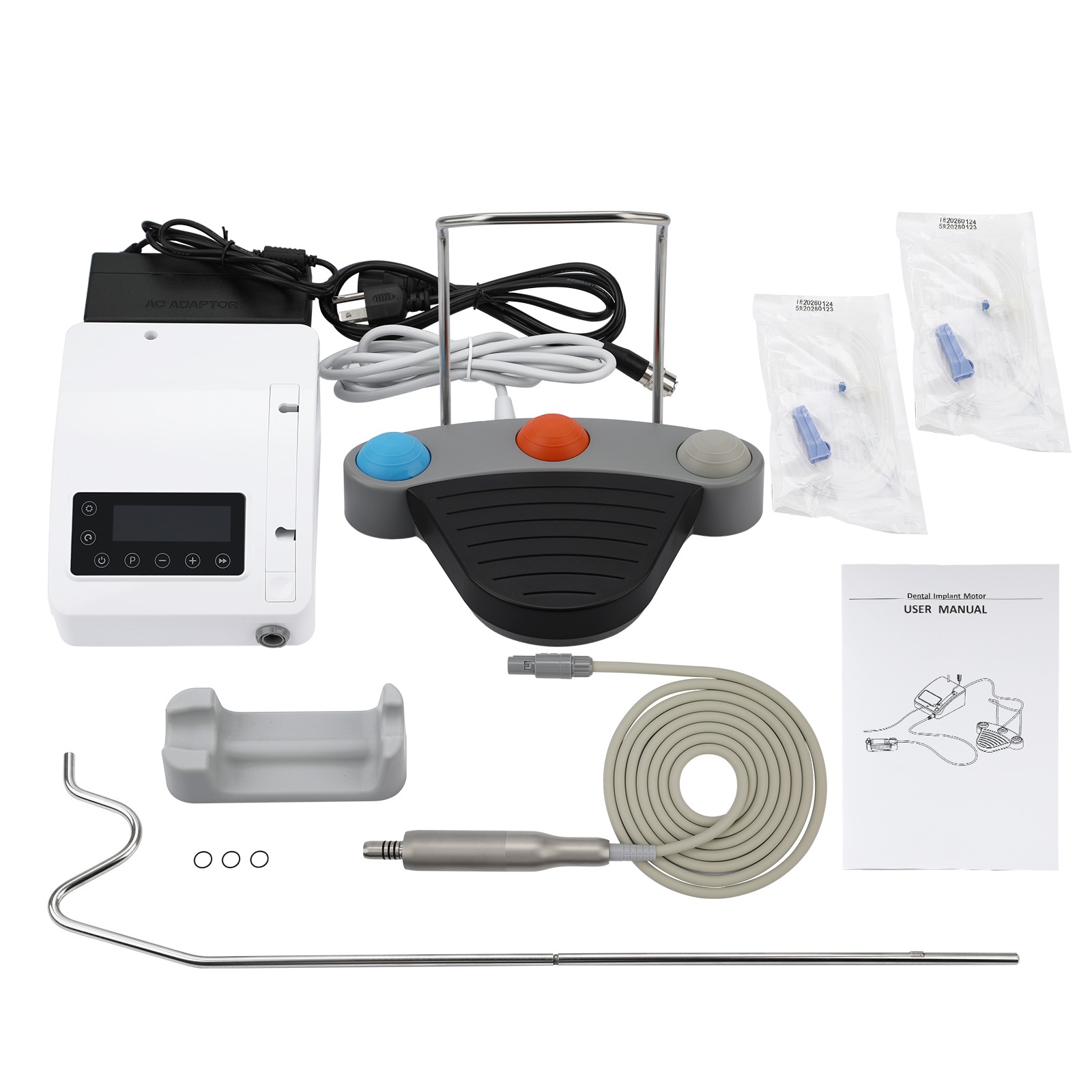 Mini Dental Implant Motor Surgical System Brushless Motor 20:1 LED Contra Angle