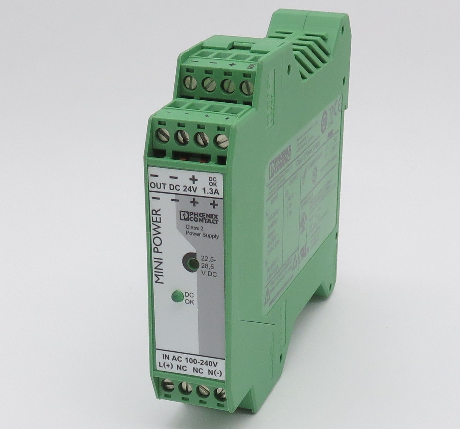 Phoenix Contact Power Supply MINI-PS-100-240AC/24DC/1.3 Power Supply 24V DC 1.3A