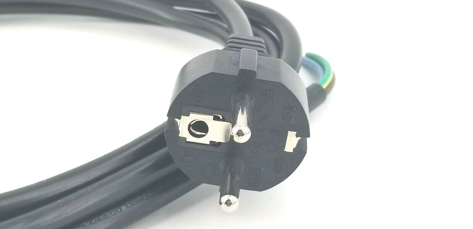 Qualtek, 363012-D01 / 363012D01 Power Cord, CEE 7/7 Plug & Free End, 10A, Qty 5