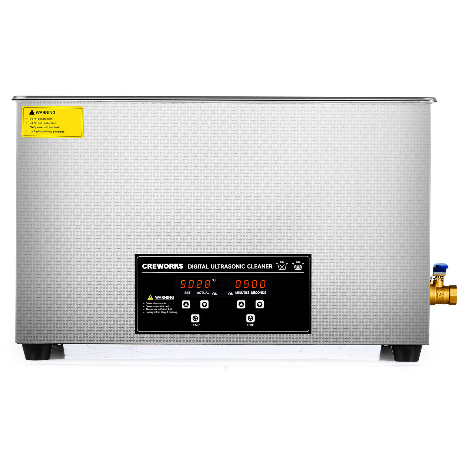 CREWORKS 30L Ultrasonic Cleaner Machine for Machine Parts Retainer Glasses Watch