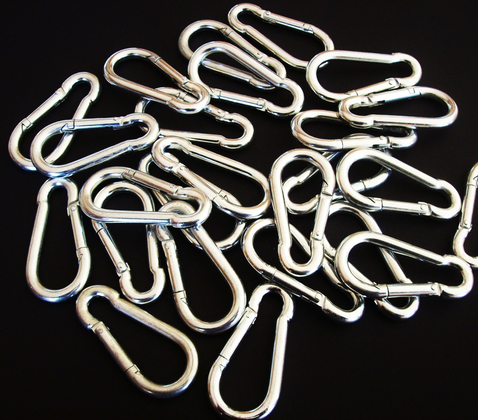 25 GOLIATH INDUSTRIAL SNAP HOOK CARABINERS 5/16″ 500lb STRENGTH SH516 TOW CHAIN