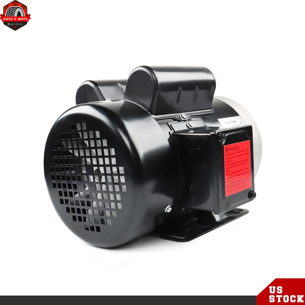 2 HP General Purpose Electric Motor ?C 3450 RPM, 115/230V, TEFC Enclosure
