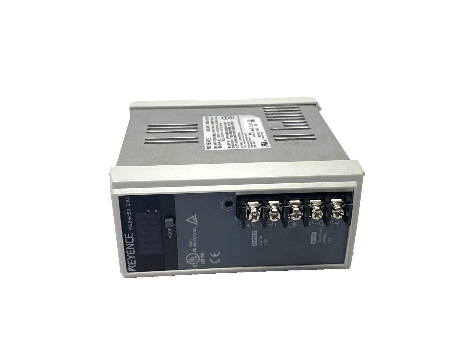 Keyence MS2-H150 Compact Power Supply, 85-264VAC 110-370VDC, 24VDC 6.5A 150W Out