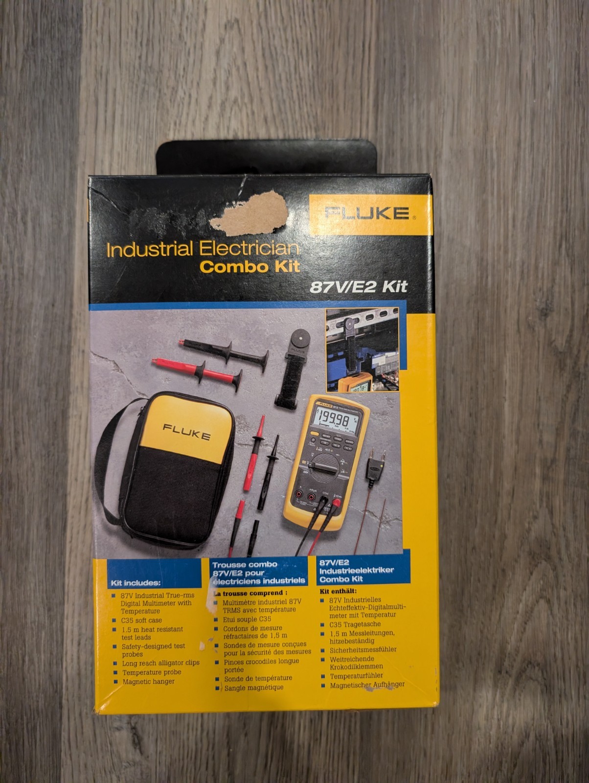 1xFluke 381 Remote Display True RMS AC/DC Clamp Meter And 1x Fluke Multimeter 87