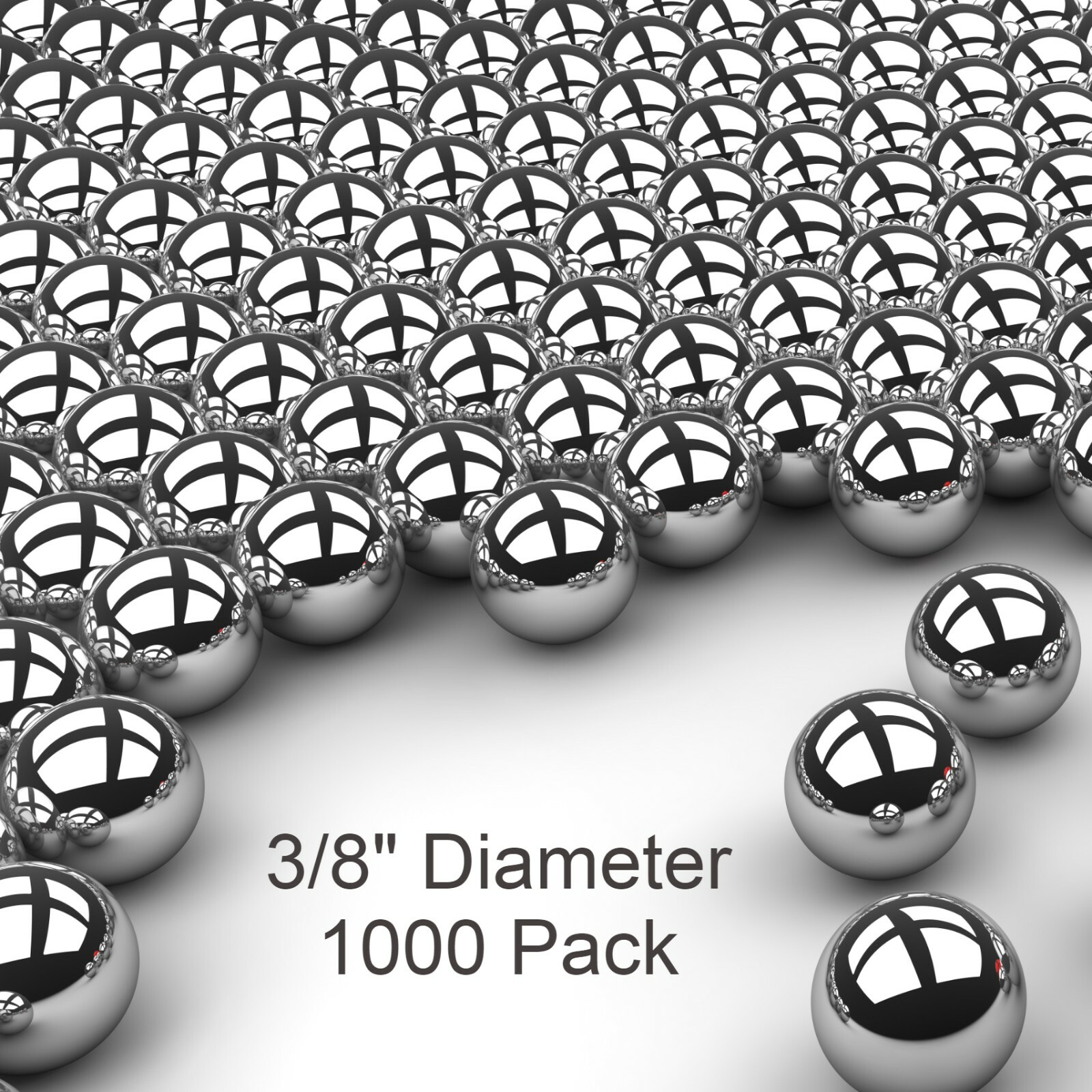 1000 3/8″ Inch G25 Precision 440 Stainless Steel Bearing Balls