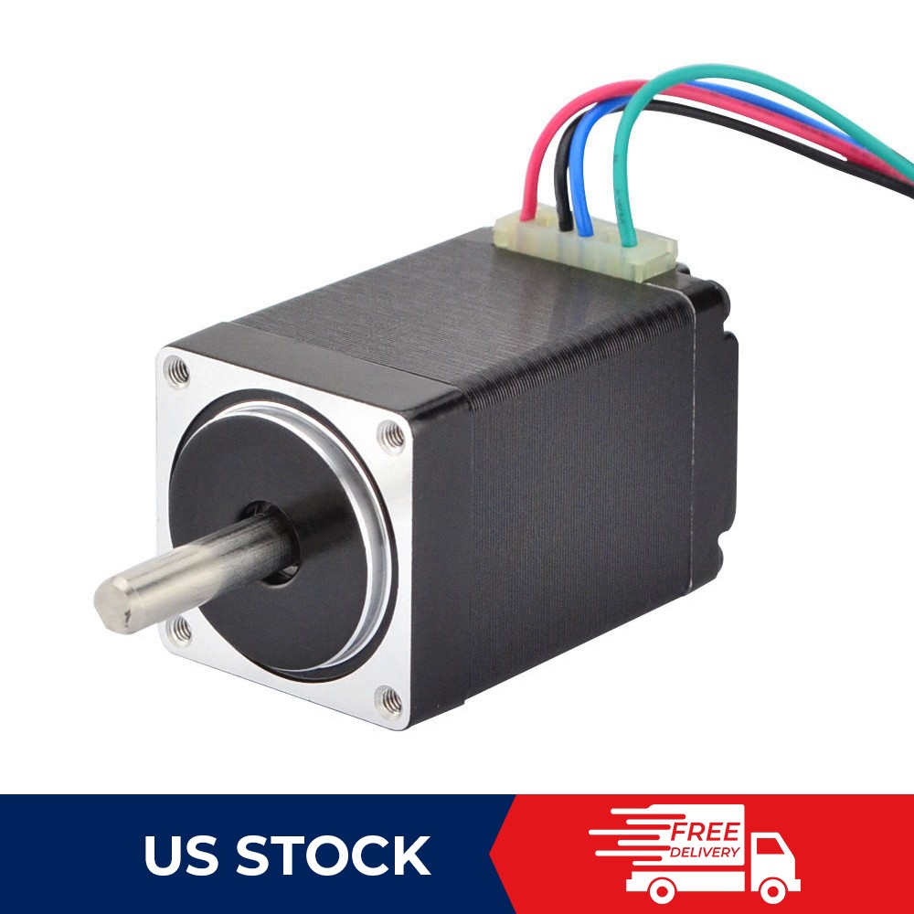 STEPPERONLINE Nema 11 Motor Bipolar 1.8deg 10Ncm Φ5mm 0.67A 28x45mm 4 Wires