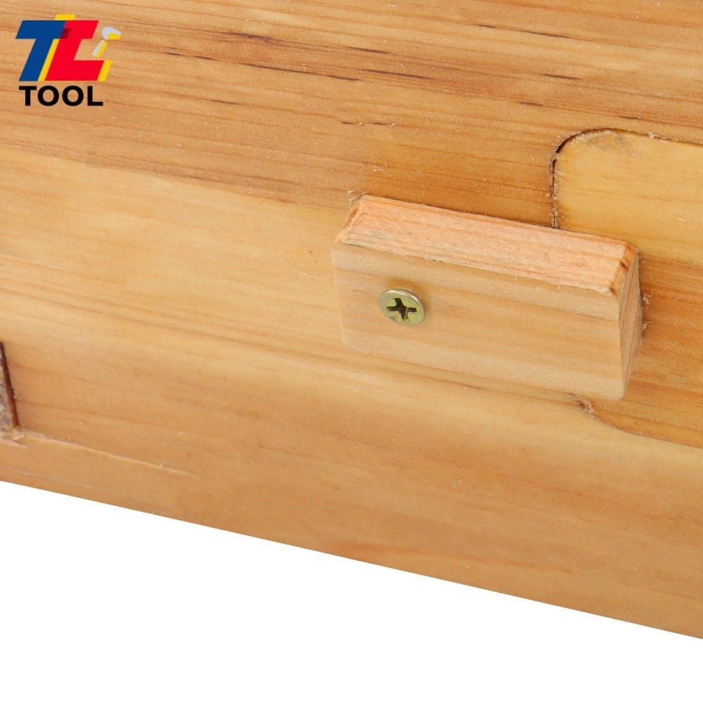 Bee Hive 10 Frame Deep Bee Box with Frames and Foundation Beeswax Coated Wood