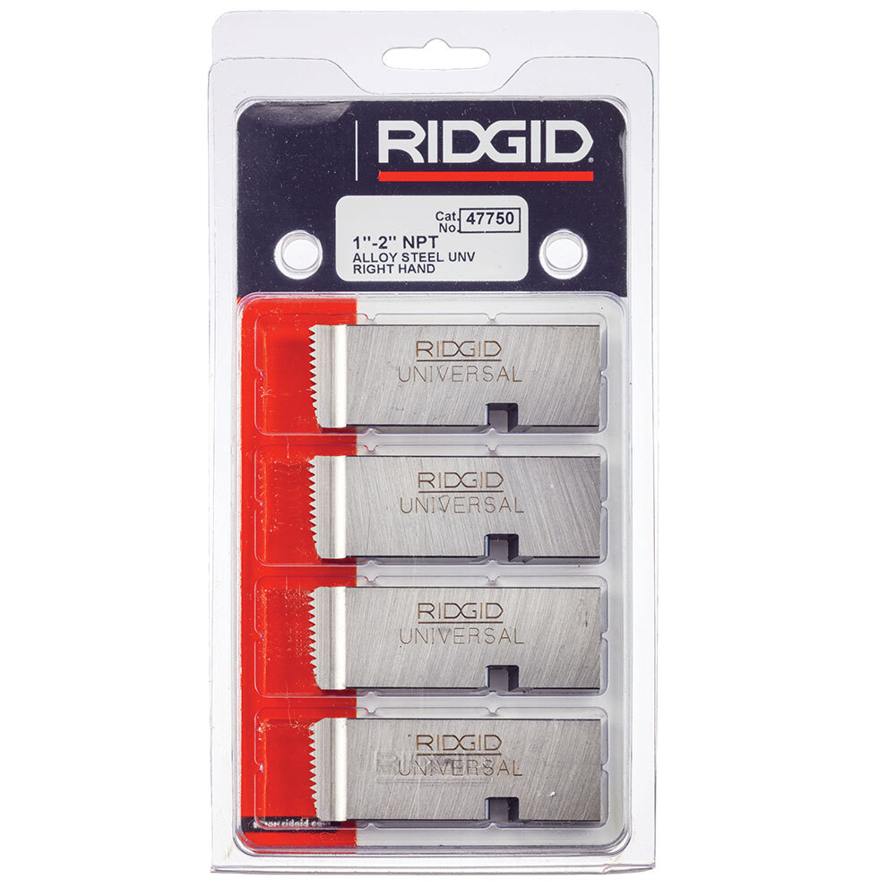 Ridgid 47750 1″ To 2″ 11-1/2″ NPT Pipe Dies, Alloy Rh, for Universal Die Heads
