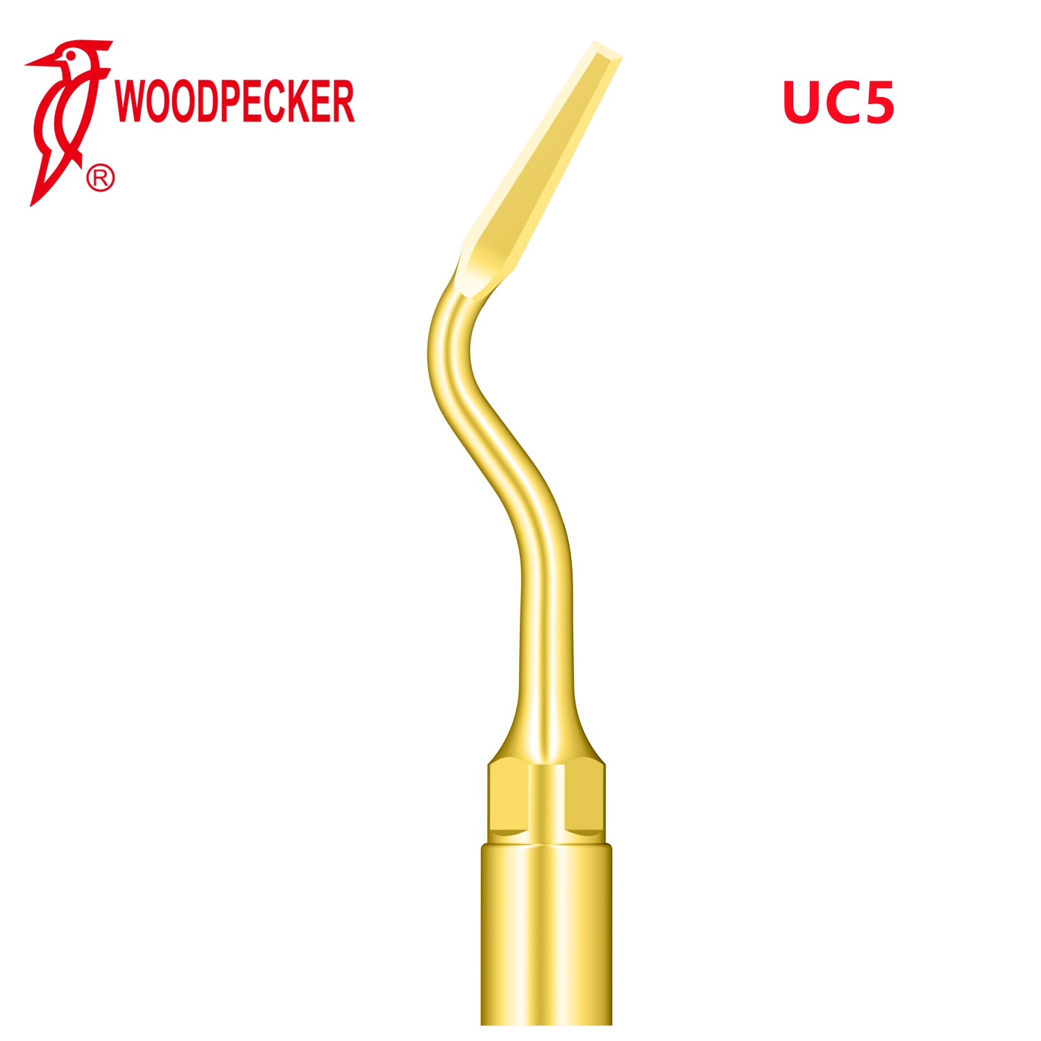 Woodpecker 1pc Dental Perio Bone Surgery Tips UC5 for US-II LED AI-SURGERY