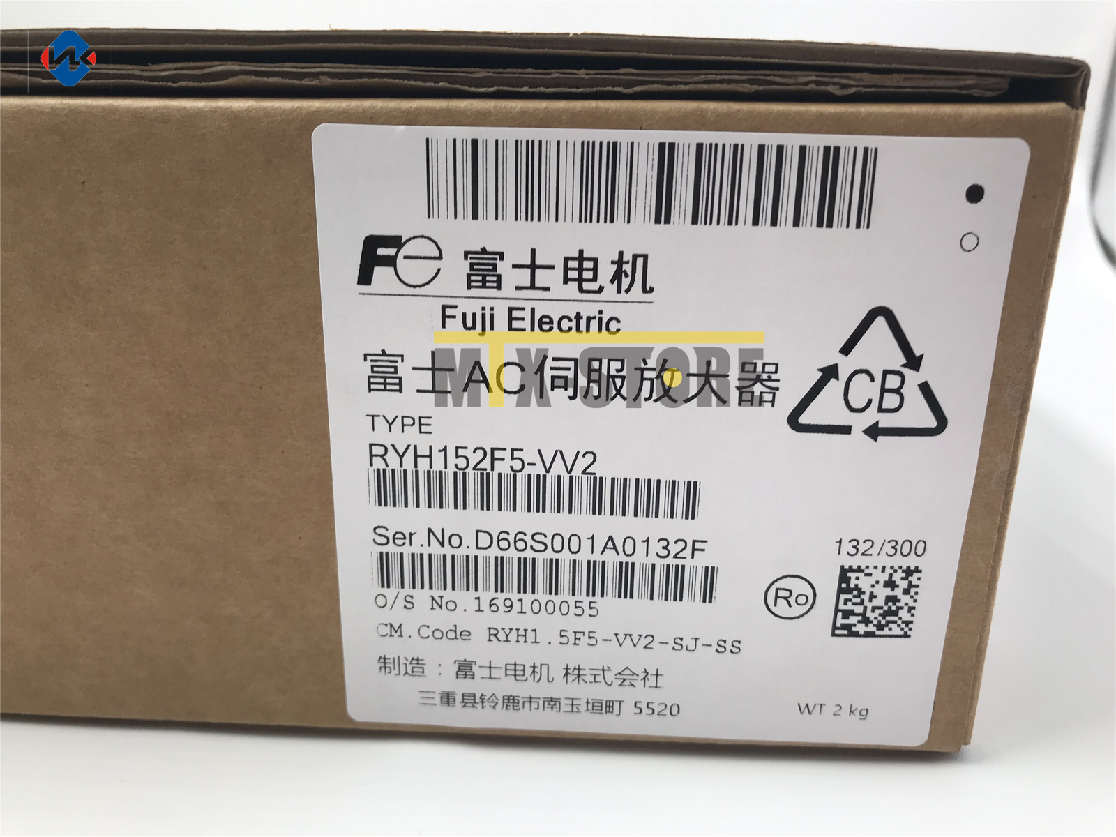1pcs Brand New Fuji Servo Drive RYH152F5-VV2 RYH152F5VV2 In Box