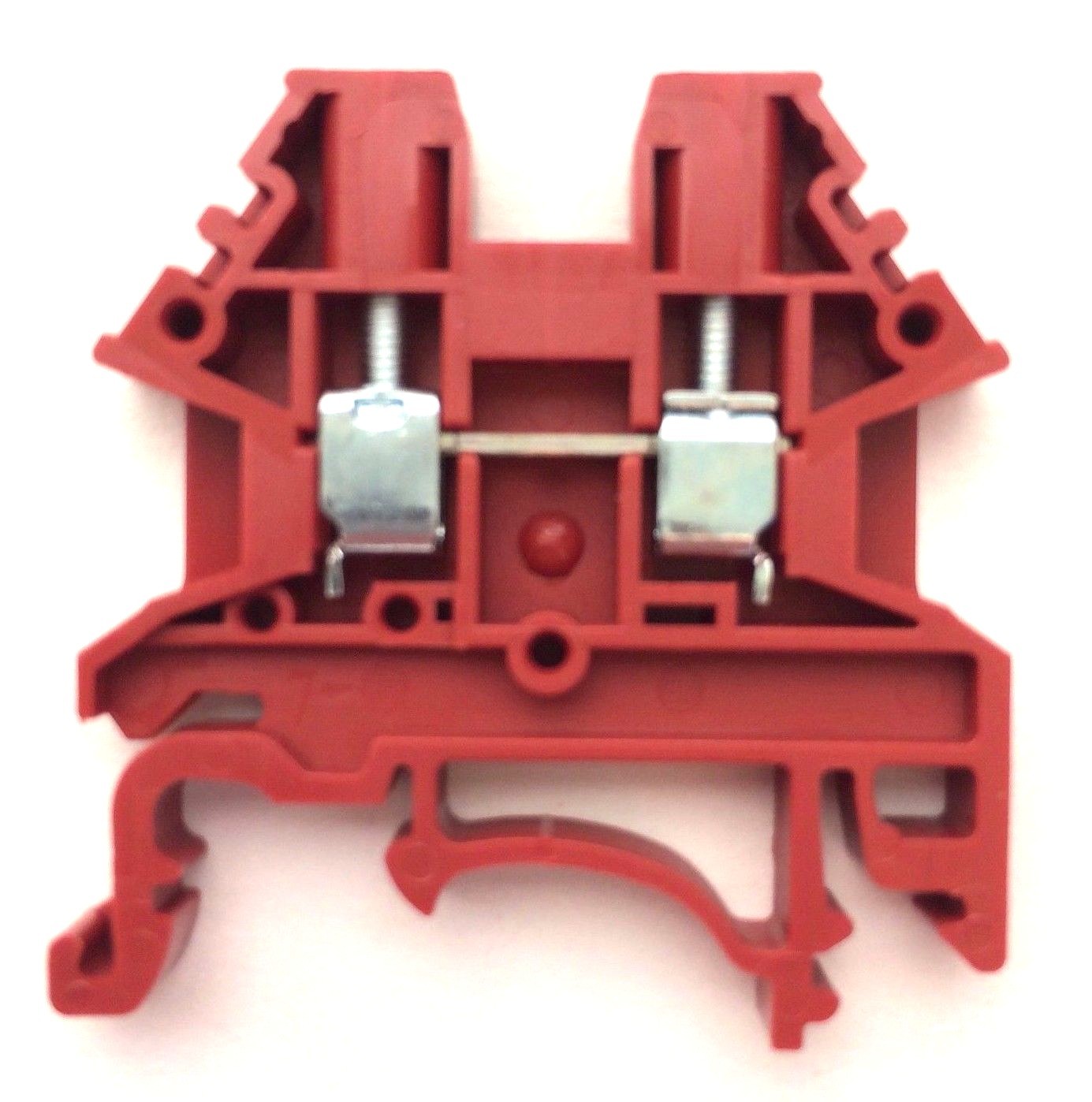 DIN Rail Terminal Blocks 10 Quantity DK2.5N-RD Red Dinkle 12 AWG Gauge 20A 600V