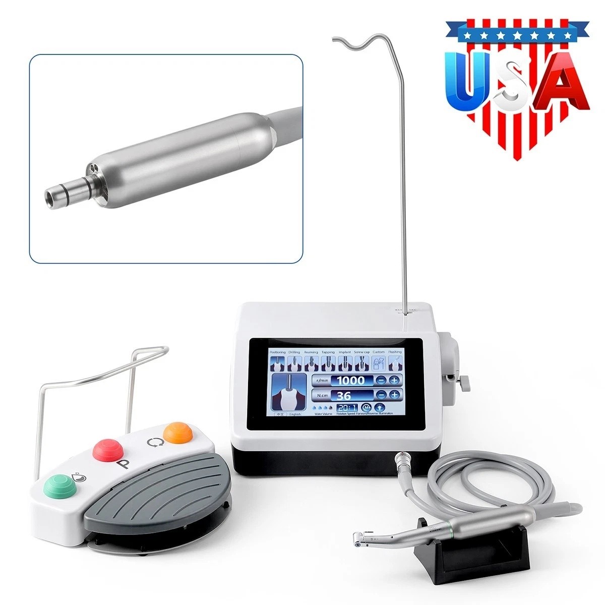 Pro Dental Implant Motor Dental Implant System 20:1 Control Angle