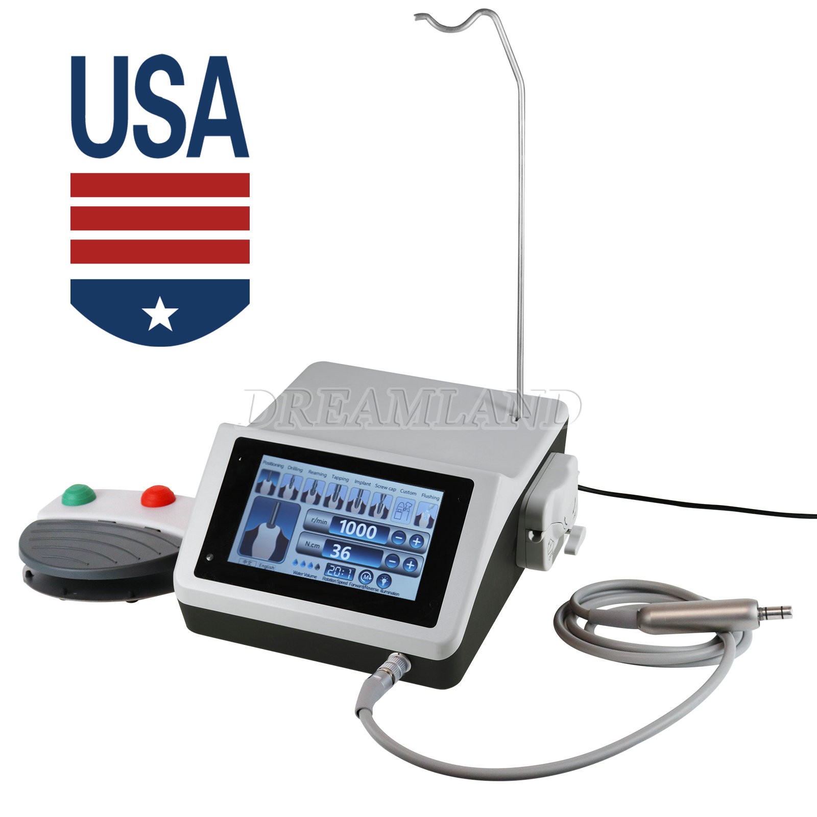 Pro Dental Implant Motor Dental Implant System 20:1 Control Angle
