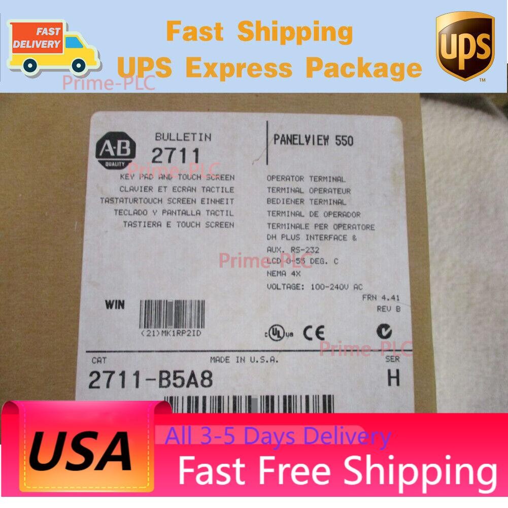 2711-B5A8 AB PanelView Standard Terminal Fast Shipping 2711B5A8 New GQ