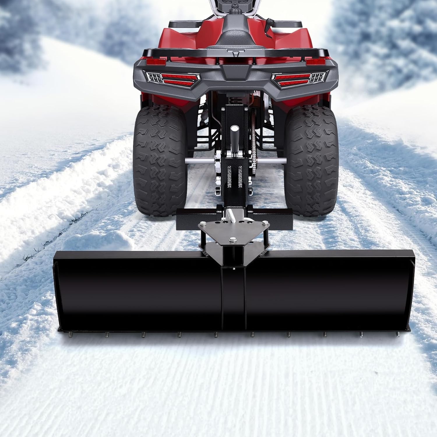 ATV/UTV Scrape Blade Implement 42″ Tow Behind Box Scraper 2″ Inside Imple Lift