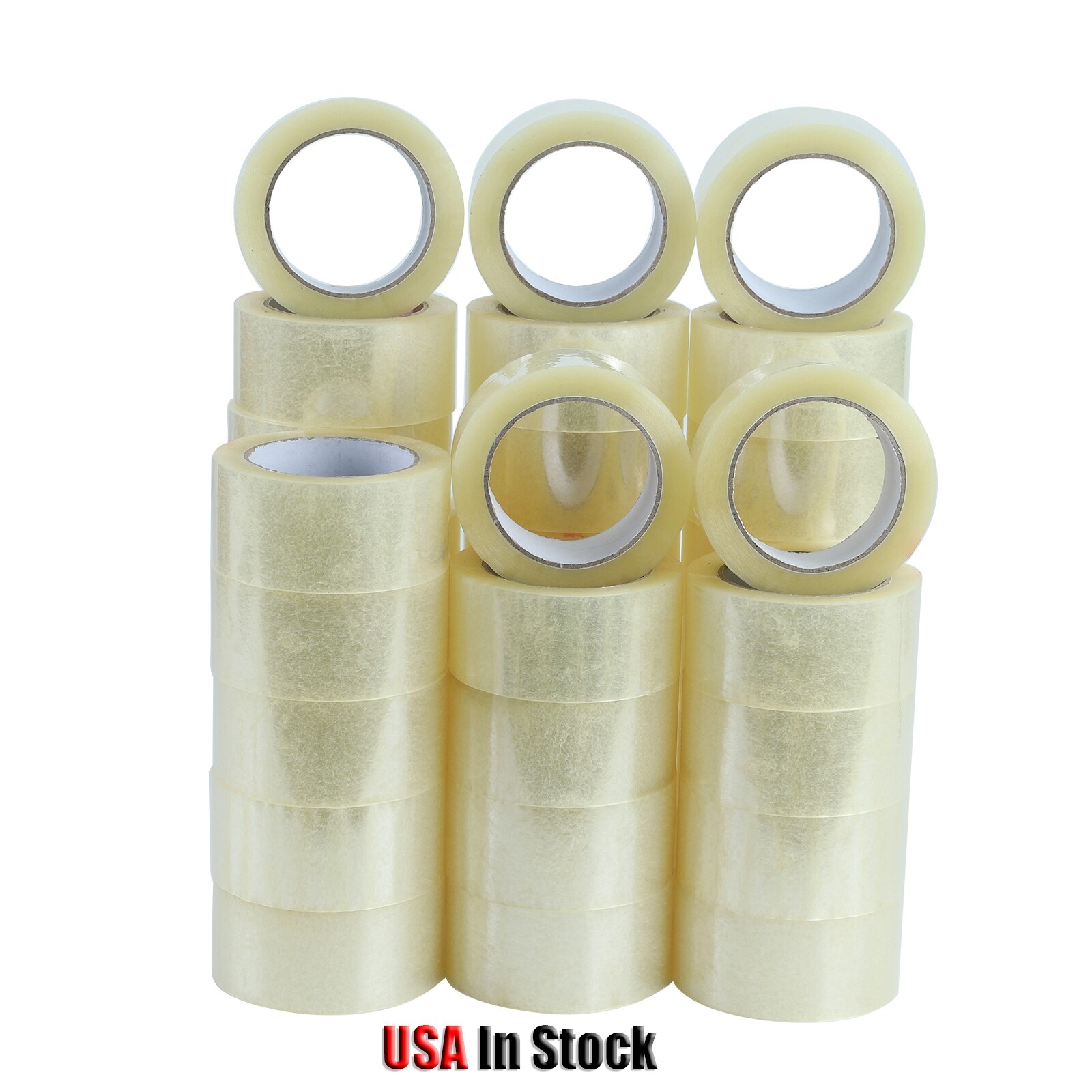 36 Rolls of Sealing Packing Packaging Tape 2″ x 110 Yards (330 ft) 1.6 Mil