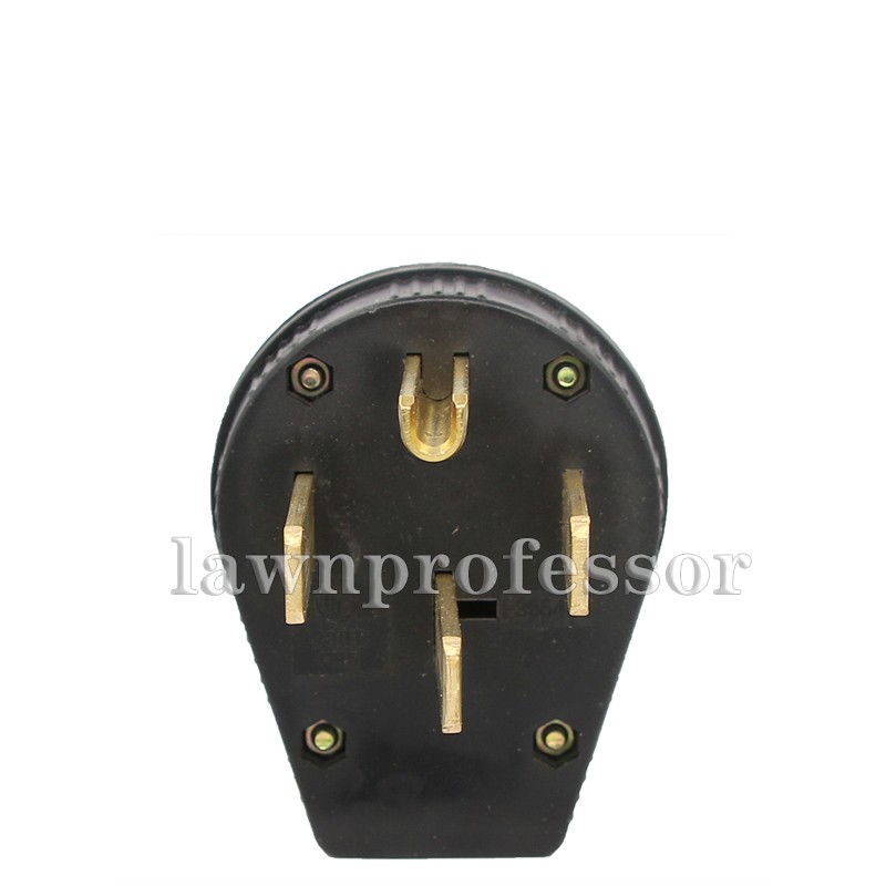 Fits NEMA 14-50P Power Plug 50-Amp 4-Prong 125/250V Straight Angles Dryer Male