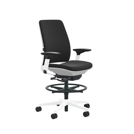 Steelcase Amia stool – Black Fabric – Open Box –