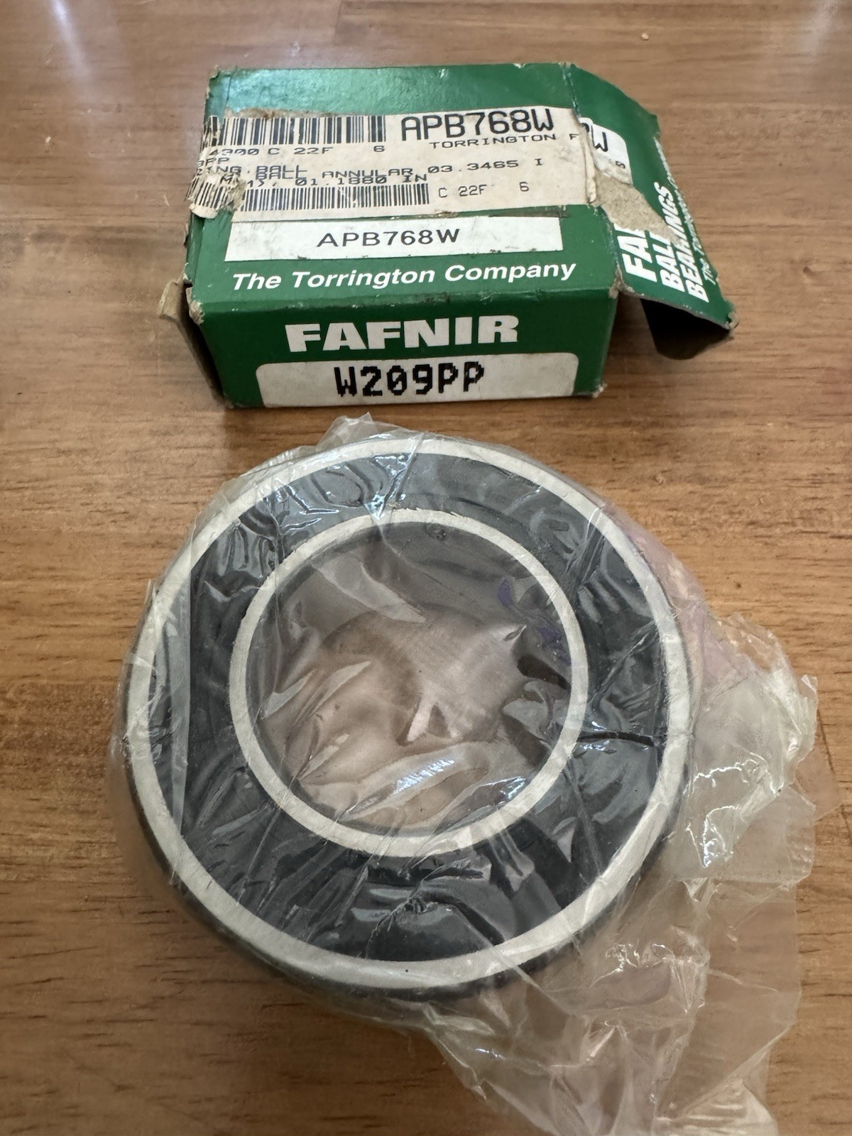 Fafnir W209PP Ball Bearing with Rubber Seals