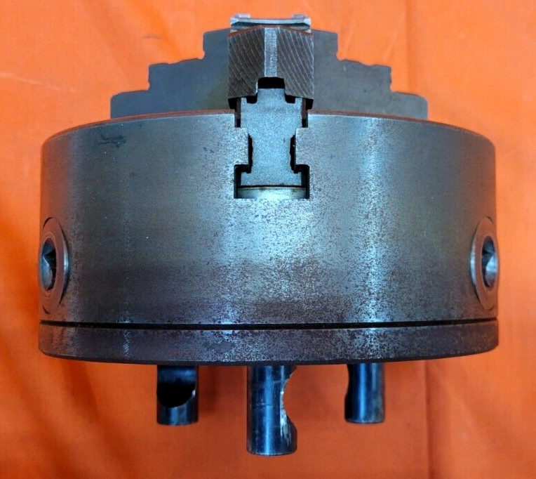 UNBRANDED 3 JAW MANUAL LATHE CHUCK 6-1/4″ DIA. & ACCESSORIES (LOT OF 16)