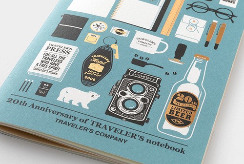 Traveler’s Notebook 20th Anniversary Refill Baby 5pcs Set Traveler’s Company