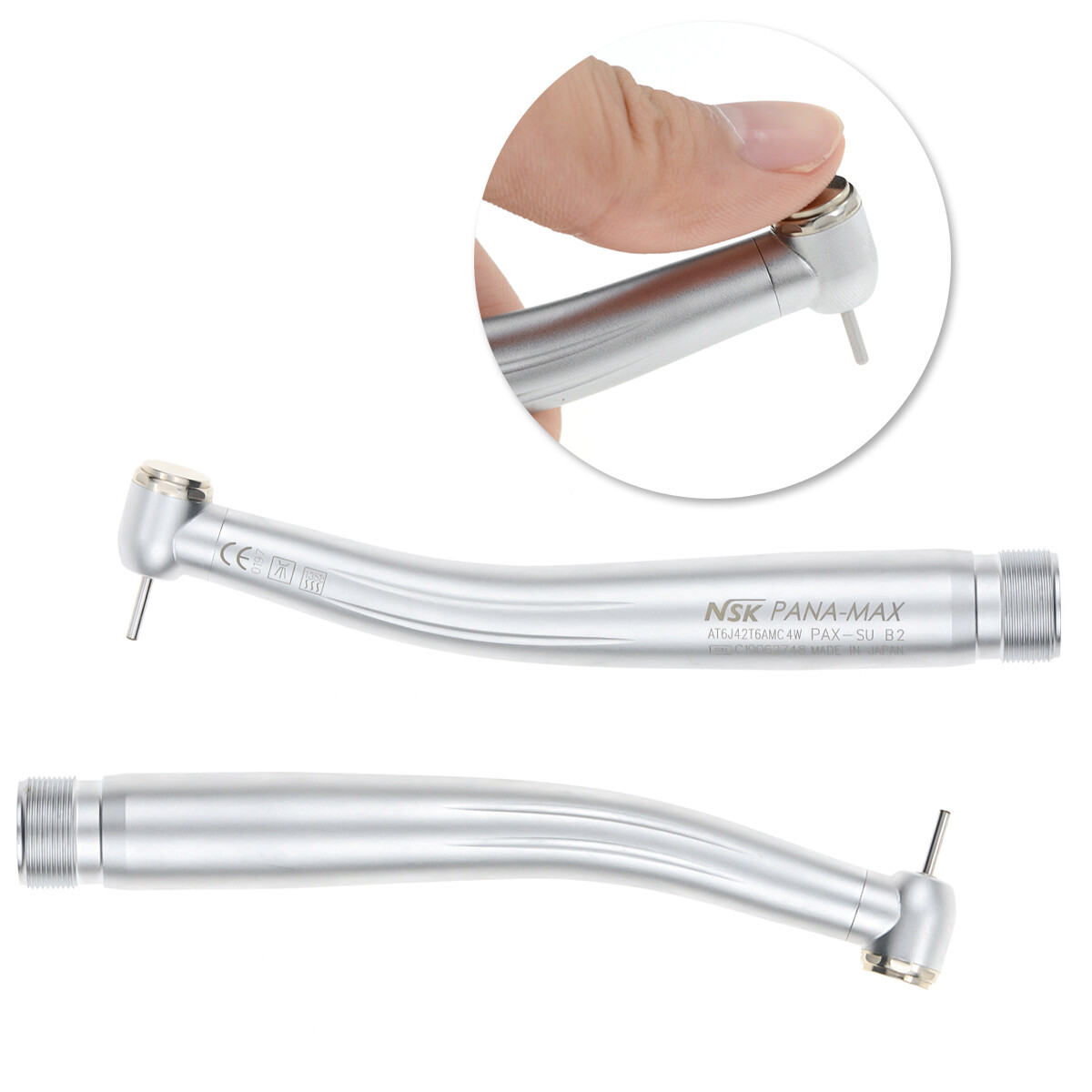 NSK Type Dental PANA MAX Big Head High Speed Handpiece Turbine Push Button 2H US