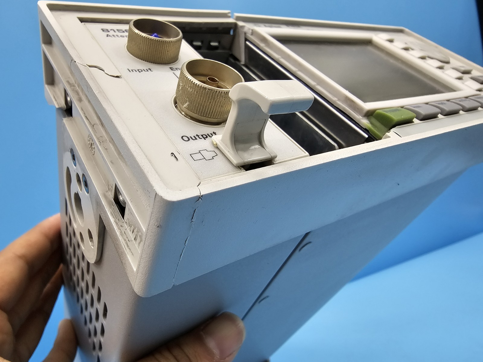 AGILENT 8163A Lightwave Multimeter , 81560A Optical Attenuator /w 11593A