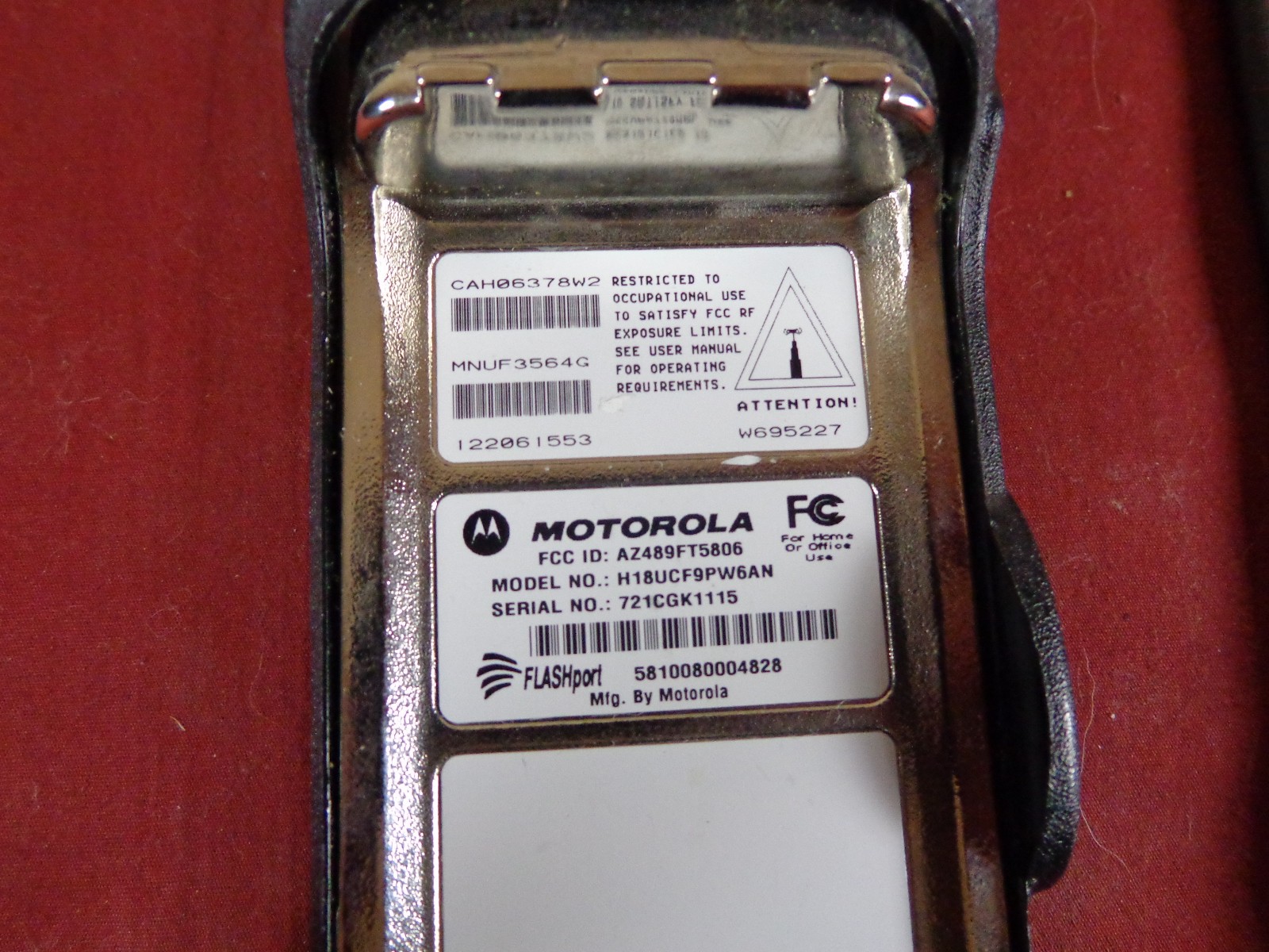 Motorola XTS5000 700/800 P25 Radio H18UCF9PW6AN with antenna ONLY – FREE SHIP