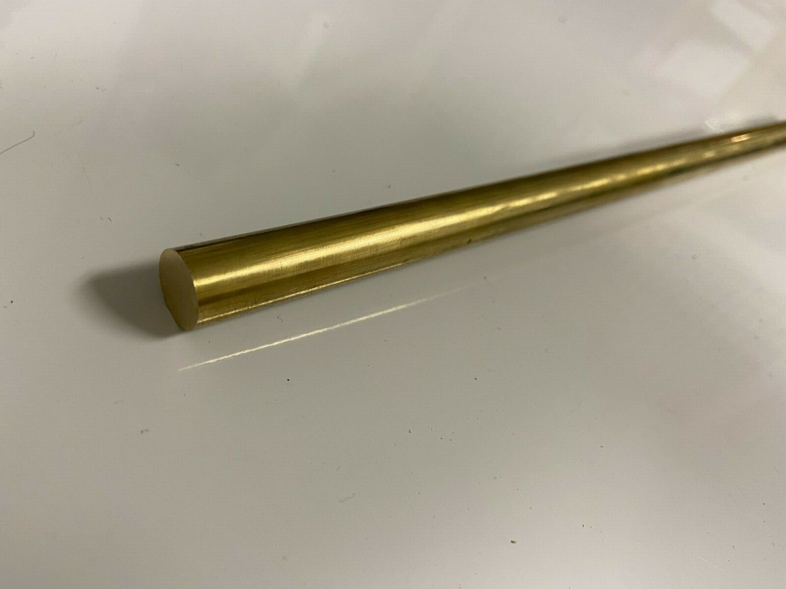 (1) 1/2″ C360 BRASS SOLID ROUND ROD 12″ long New Lathe Bar Stock 1/2 Hard