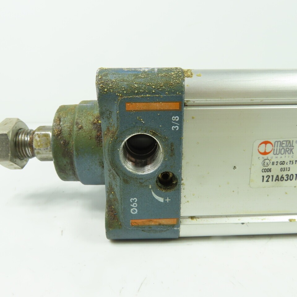 Metal Work 121A630160CN Double Acting Pneumatic Cylinder 63mm Bore 160mm Stroke