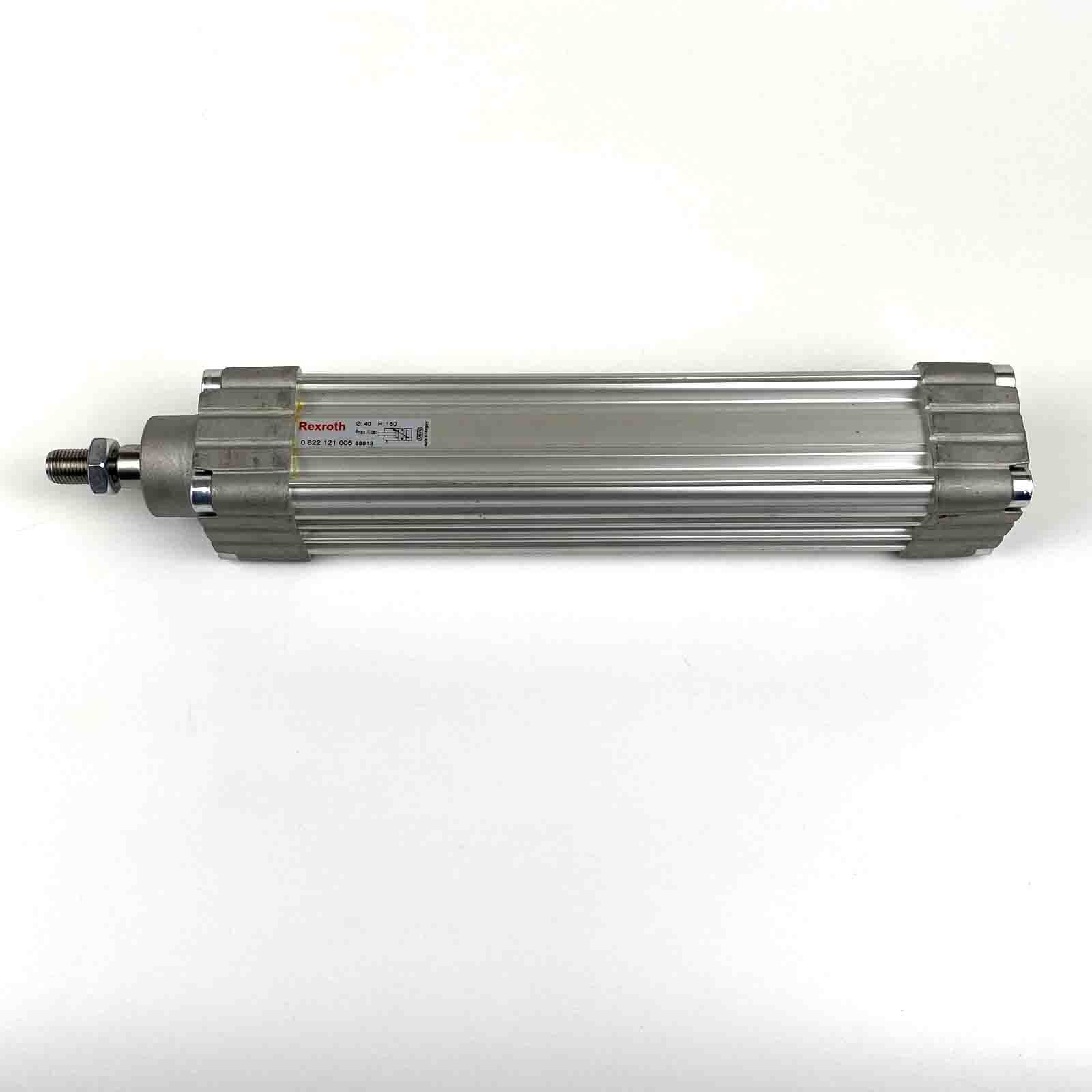 Rexroth 0822 121 006 Pneumatic Compact Cylinder Ø40mm Stroke 160mm, Used